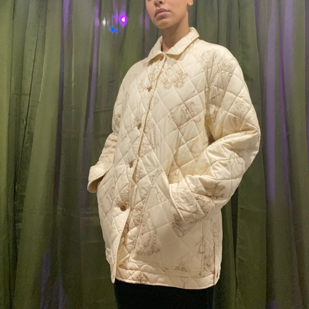 Ralph Lauren quilted riding jacket.